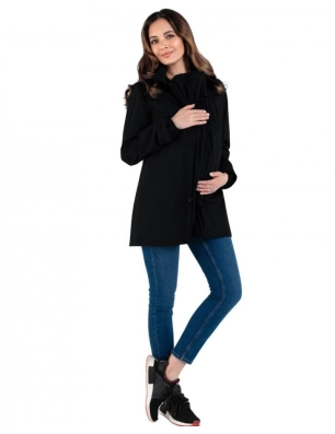 Chaqueta de embarazo y porteo Numbat Go de Wombat & Co Negro