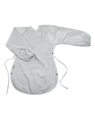 Babero con mangas tamaño XL de Silly Billyz Gris
