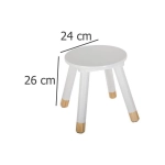 Taburete Dulzura de Atmosphera Blanco