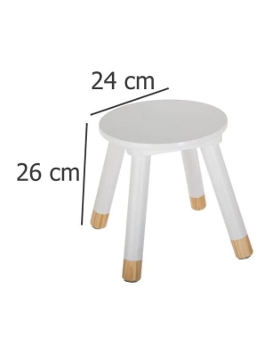 Taburete Dulzura de Atmosphera Blanco