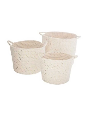 Cesta de Algodón y Lurex de Atmosphera