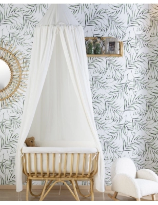 Minicuna de Ratán Rectangular de Childhome