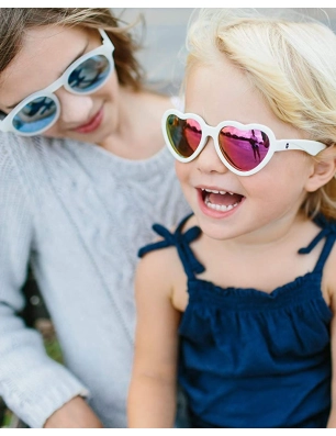 Gafas de Sol Flexibles Hearts de Babiators Blanco
