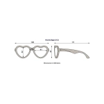 Gafas de Sol Flexibles Hearts de Babiators Dimensiones 0-24 meses