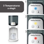 Calienta Biberones Instantáneo Baby Breeza temperaturas