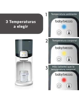 Calienta Biberones Instantáneo Baby Breeza temperaturas
