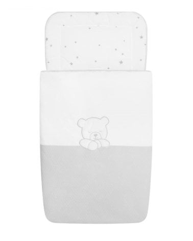 Saco Cuco Teddy de Petitpraia Gris