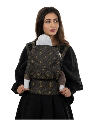 Mochila Portabebé Ergonómica Fusion de Fidella Peacock Midnight Gold