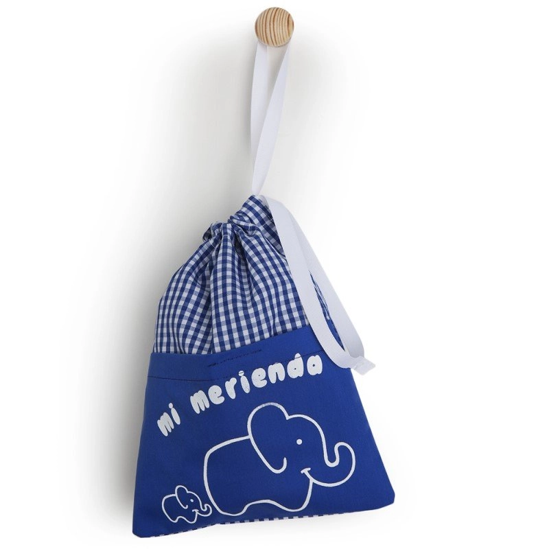 Bolsa para Merienda de Tela con Bolsillo