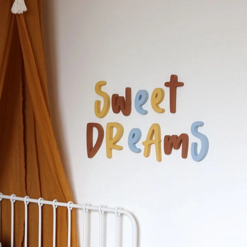 Letras de Madera para Pared Sweet Dreams de Walamami