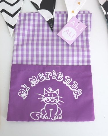 Bolsa de Merienda Payaso Lila