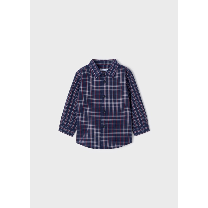 Camisa M/L Cuadros Popelin Mayoral