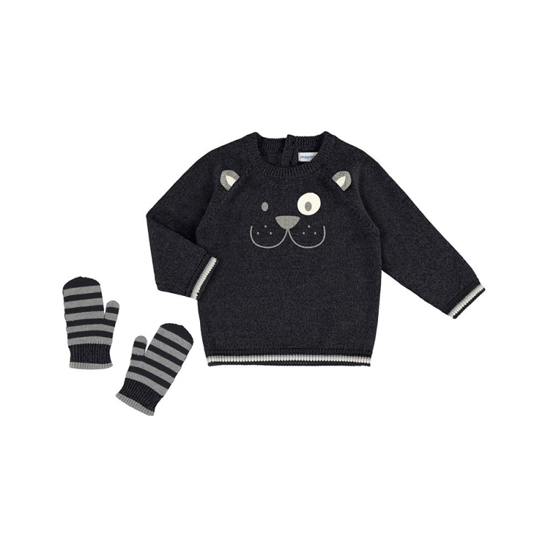 Jersey Intarsia Manoplas Mayoral