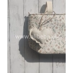 Bolso Two Yoko de Giraffa Bianca e Blu Rosa