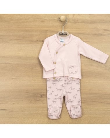 Conj.Polaina + Jubon Cebras Babidu