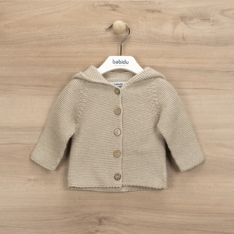 Chaqueta Capucha Punto Babidu