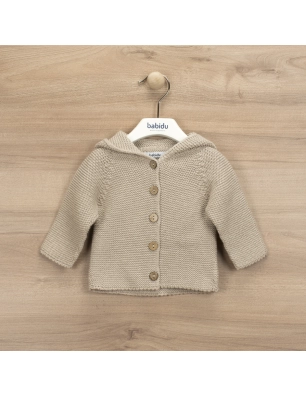 Chaqueta Capucha Punto Babidu