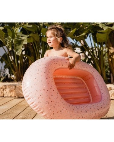 Barca Hinchable Little Pink Flowers de Little Dutch