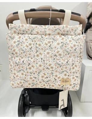 Bolsa Panera Walk Yoko de Giraffa Bianca e Blu