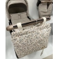 Bolsa Panera Walk Yoko de Giraffa Bianca e Blu