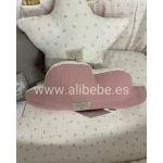 Cojín Decorativo Estrella Daniela de Uzturre Rosa Empolvado