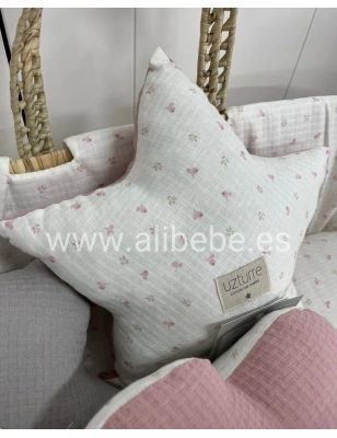 Cojín Decorativo Estrella Daniela de Uzturre Rosa Empolvado