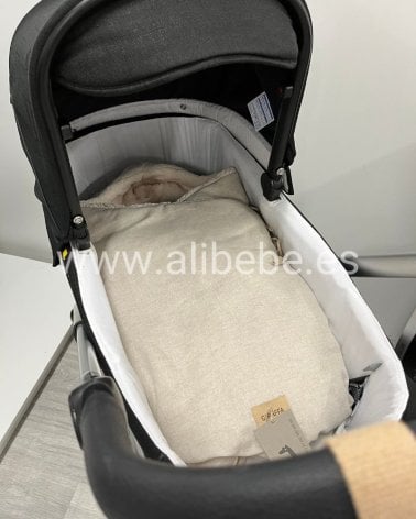 Saco Cuco Tulip Borreguito de Giraffa Bianca e Blu