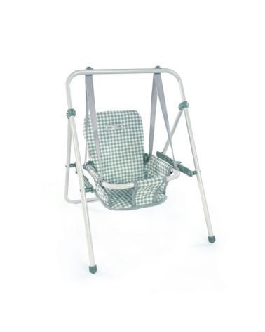 Columpio para muñecas Tom Vichy Verde de Pasito a Pasito