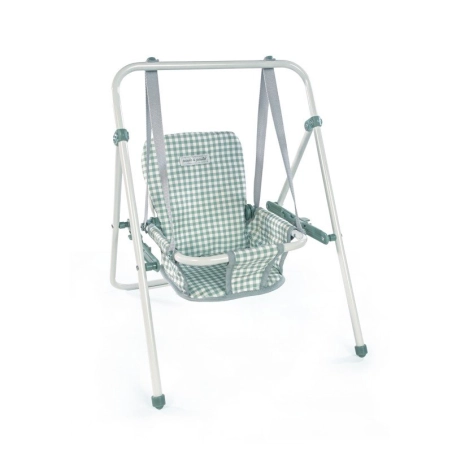 Columpio para muñecas Tom Vichy Verde de Pasito a Pasito