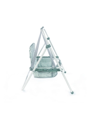 Columpio para muñecas Tom Vichy Verde de Pasito a Pasito