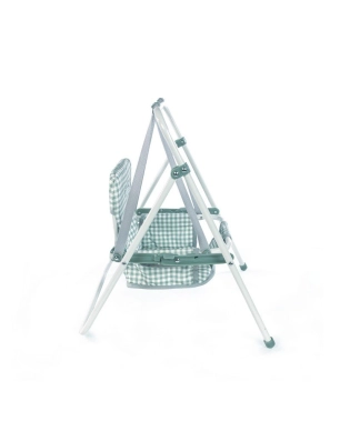 Columpio para muñecas Tom Vichy Verde de Pasito a Pasito