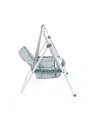 Columpio para muñecas Tom Vichy Verde de Pasito a Pasito