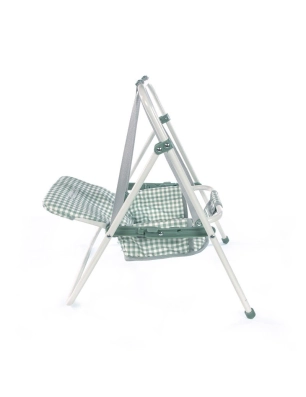 Columpio para muñecas Tom Vichy Verde de Pasito a Pasito