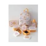 Mochila Infantil Saro Dinos Mostaza