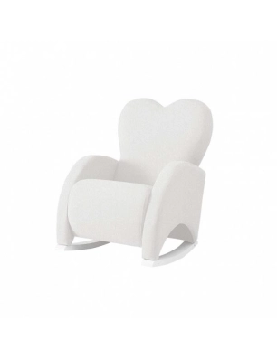 MINIMECEDORA LOVE BLANCO POLIPIEL PT.BL.
