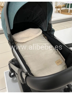 Saco Capazo Tulip Borreguito de Giraffa Bianca e Blu