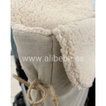 Saco Capazo Tulip Borreguito de Giraffa Bianca e Blu