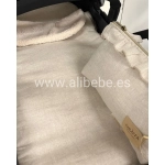 Saco Capazo Tulip Borreguito de Giraffa Bianca e Blu