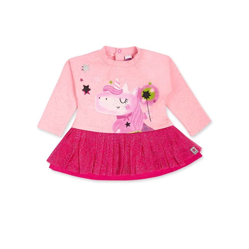 Vestido Punto Y Tul Magic Tuc Tuc