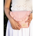 Cambiador de Viaje Kiss de Giraffa Bianca e Blu Rosa