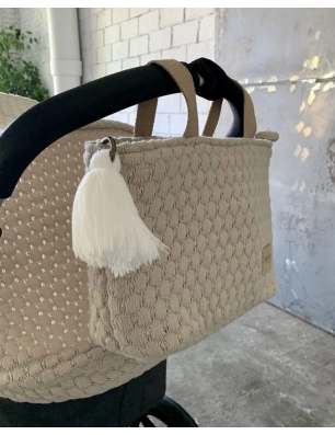 Bolso Two Donatello de Giraffa Bianca e Blu Piedra