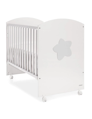 Cuna Colecho Big Star de Trama Blanco Mate / Plata Mate