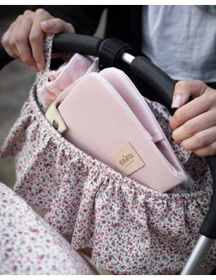 Bolso Panera con Volante Lily de Giraffa Bianca e Blu