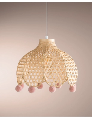 Lámpara de Techo de Bambú Atmosphera