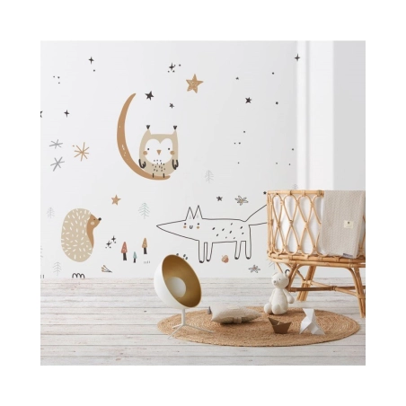 Mural Decorativo Removible Wonderland de Bimbicasual