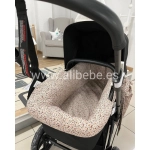 Funda para Capazo Bugaboo Fox Lily de Giraffa Bianca e Blu