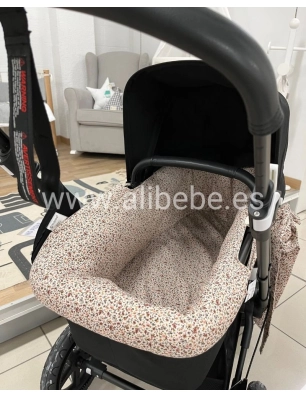 Funda para Capazo Bugaboo Fox Lily de Giraffa Bianca e Blu