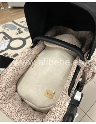 Funda para Capazo Bugaboo Fox Lily de Giraffa Bianca e Blu
