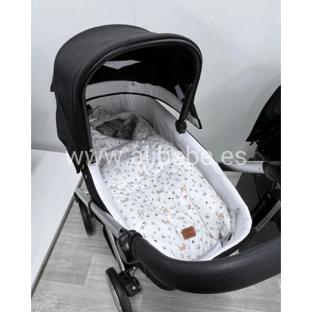 Saco Nido Bambi Invierno de Uzturre Gris