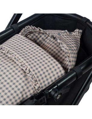 Saco Cuco Together Entretiempo de Pasito a Pasito Rosa / Gris